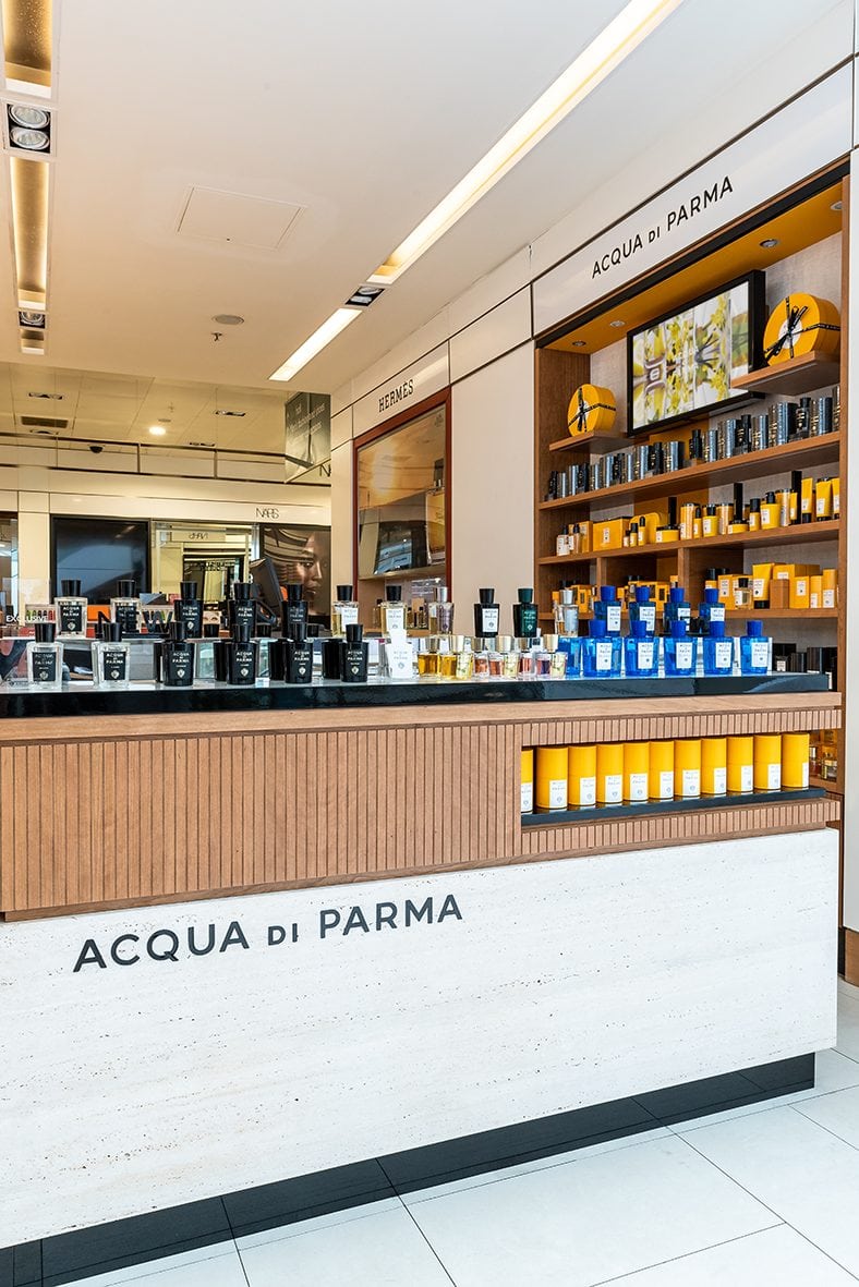 Aqua di Parma products in branded store