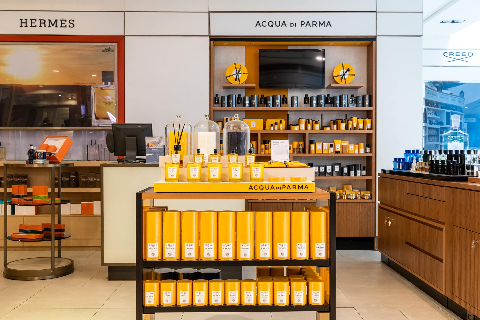 Aqua di parma display in john lewis london